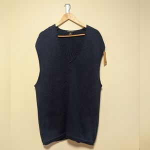 Nike Golf Ribbed Sweater Vest Navy Blue Men’s XL NWT